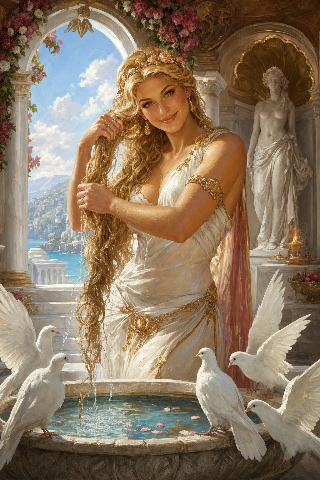 Aphrodite, love, beauty, desire, and procreation