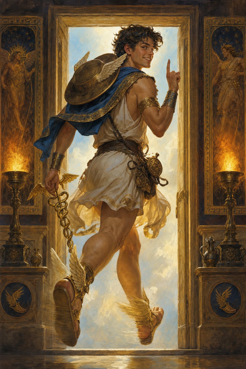 Hermes, travel, trade, thieves, messages, and the boundary between life and death