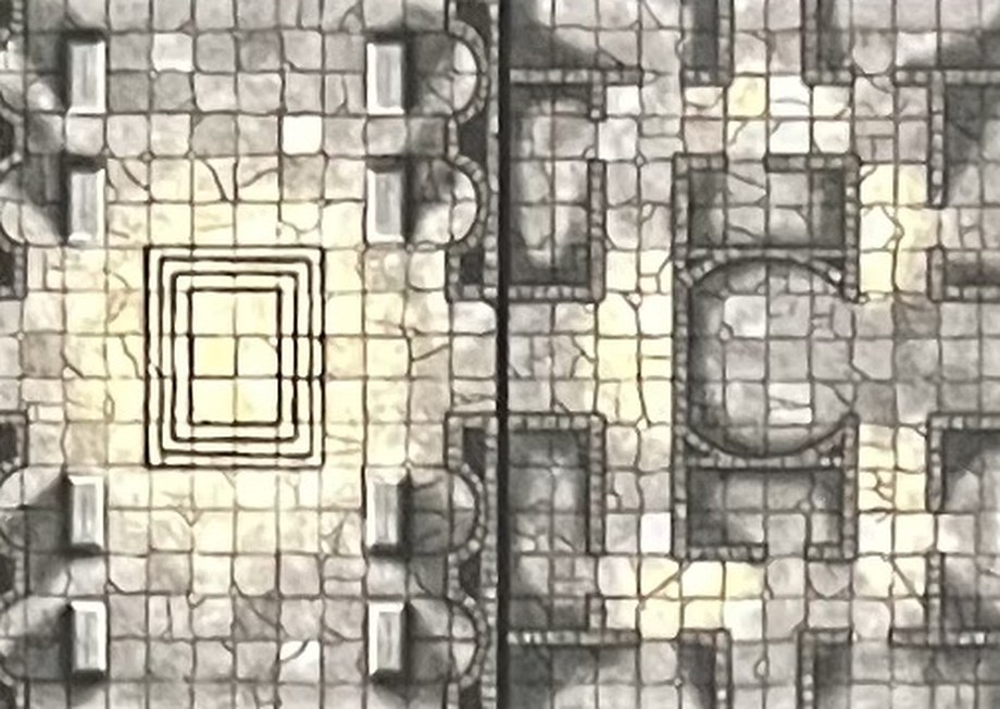 The Grey Warrens, full spread (pages 27 and 28)