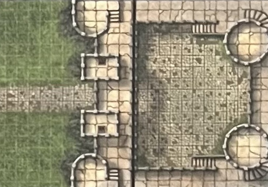 The Small Keep, full spread (pages 41 and 42)