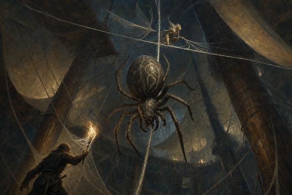 Illustration: Arachne's Weave (W12) warband