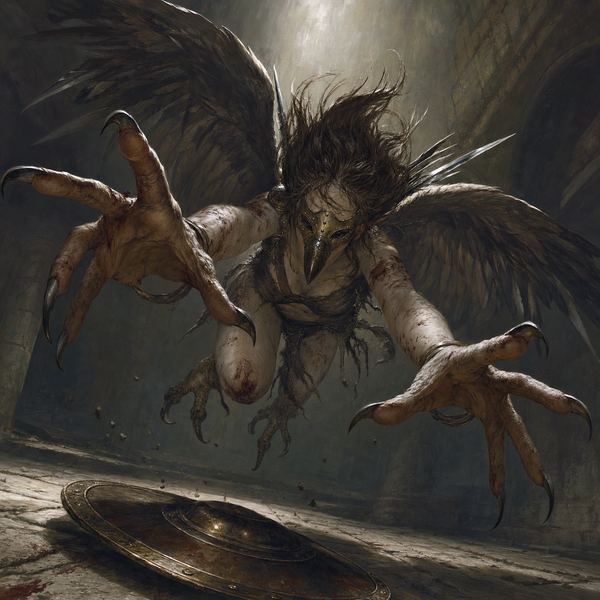 Illustration: Bronze-Beak Harpy