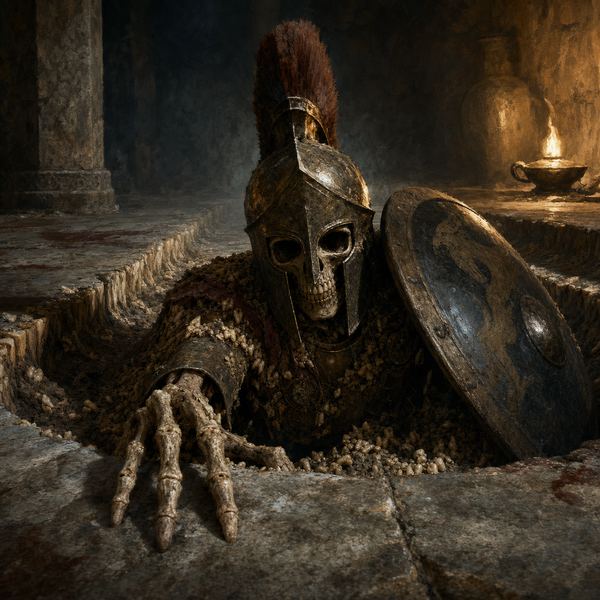 Illustration: Bronze-Tooth Hoplite