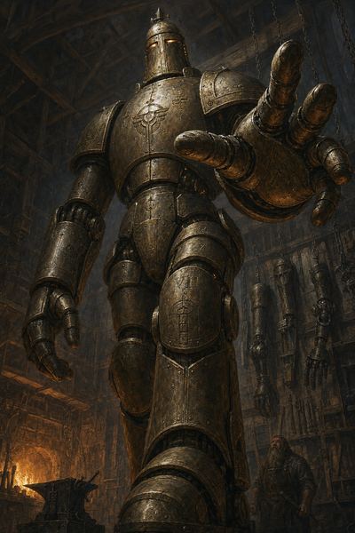 Illustration: Bronze Warden, Atelier-Pattern