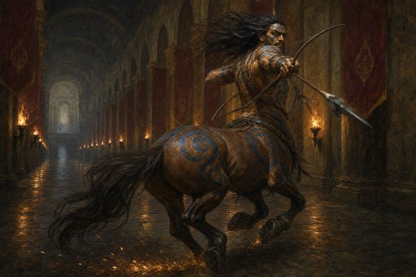 Illustration: Centaur of the Split Herd