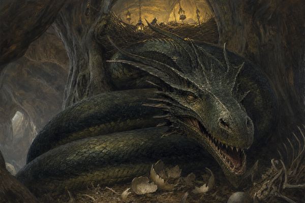Illustration: Coiled Drakon