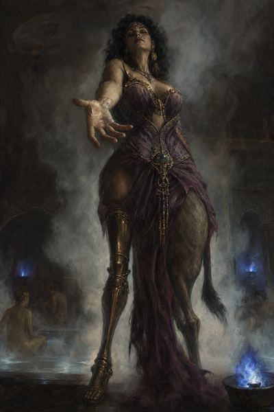 Illustration: Empusa Bath-Mistress