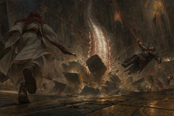 Illustration: Final Encounter 7 — The Thing Beneath the Floor