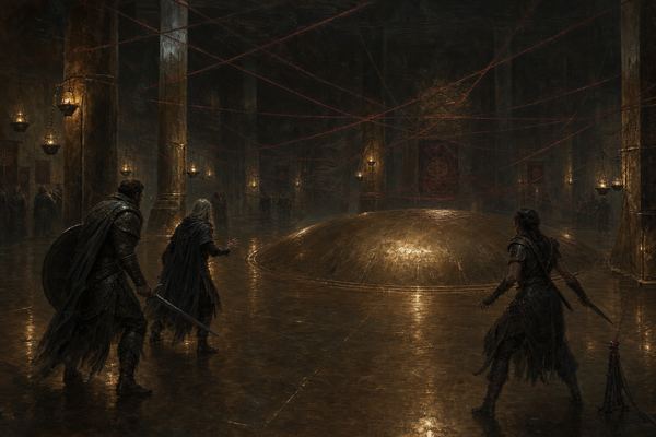 Illustration: Final Encounter 7 — The Thing Beneath the Floor
