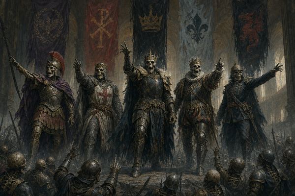 Illustration: Final Encounter 8 — The Skeleton Kings of Five Wars