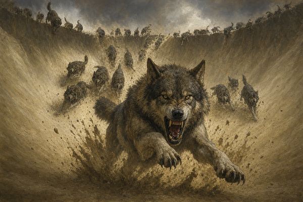 Illustration: Final Encounter 9 — Lykaia and the Nine Throats