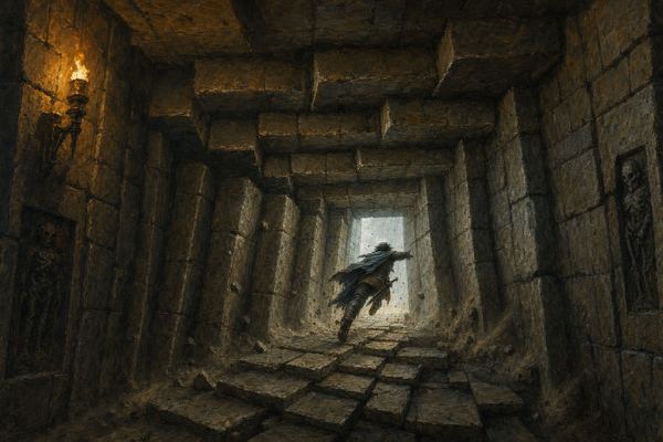 Illustration: Final Encounter 18 — The Maze Itself