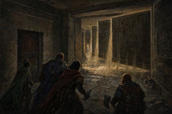 Illustration: Final Encounter 18 — The Maze Itself