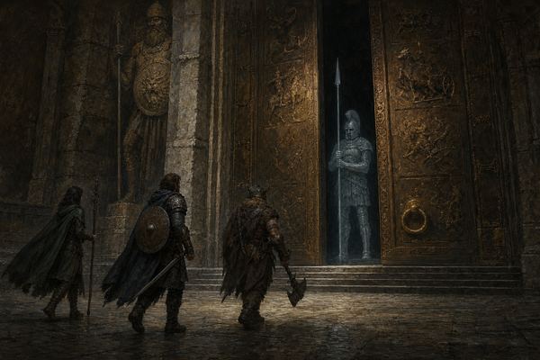 Illustration: Final Encounter 20 — The Champion's Shade