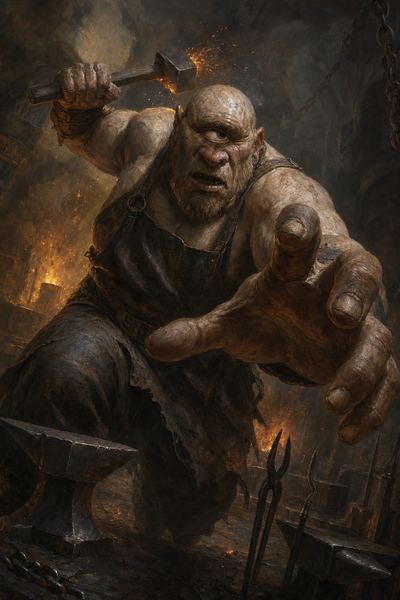 Illustration: Forge-Thrall Cyclops