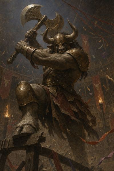 Illustration: Minotaur Champion