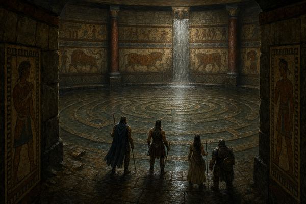 Illustration: Room 2 — The Weeping Cistern