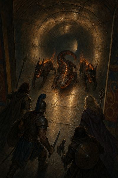 Illustration: Room 11 — Kiln of the Bronze Bull