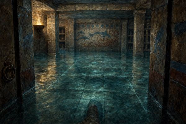 Illustration: Room 14 — The Drowned Ledger