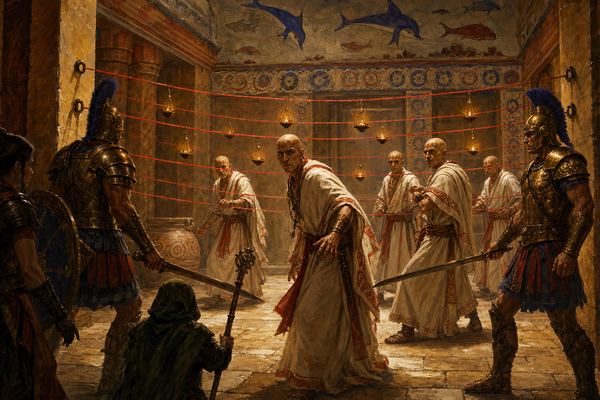 Illustration: Room 26 — Court of the Thread-Wardens