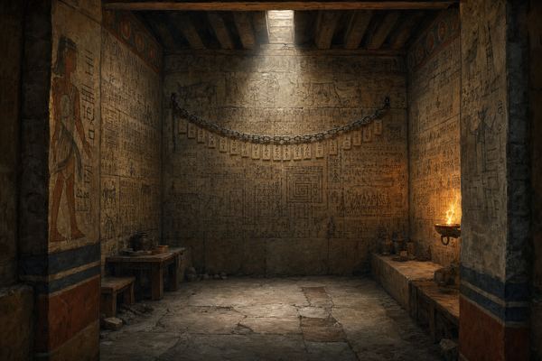 Illustration: Room 37 — The Cartographer's Cell