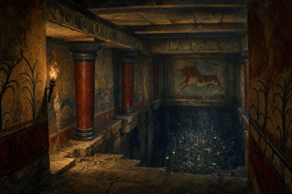 Illustration: Room 41 — Pit of Peeled Shields