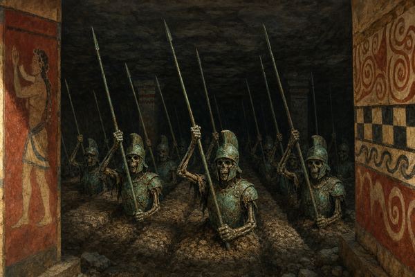 Illustration: Room 46 — Field of Standing Spears
