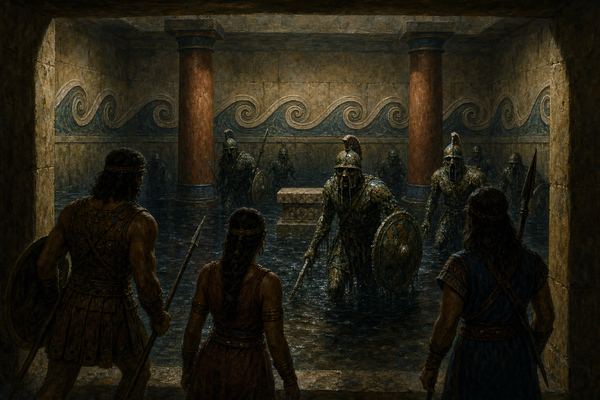 Illustration: Room 48 — Chapel of the Iron Wave