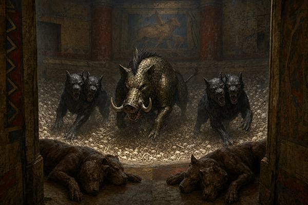 Illustration: Room 53 — The Nemean Den