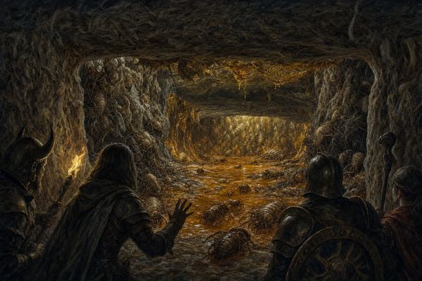 Illustration: Room 64 — Warren of the Gnawing Dark