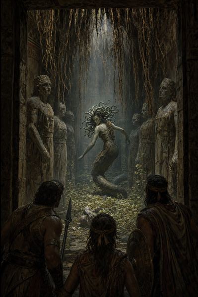 Illustration: Room 66 — The Petrified Garden