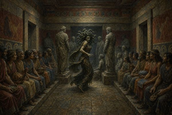 Illustration: Room 92 — Gorgon's Waiting Room