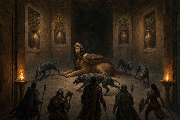 Illustration: Room 94 — Hall of the Hollow Chorus