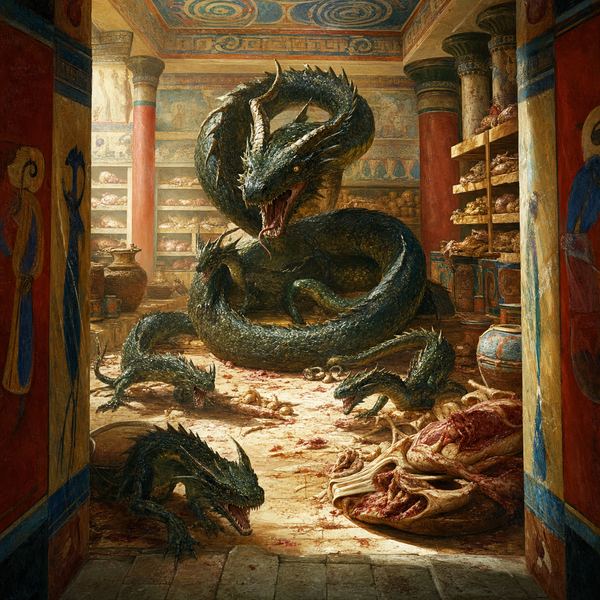 Illustration: Room 95 — Larder of the Drakon