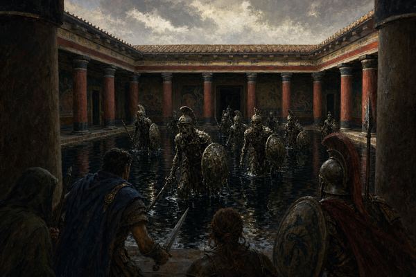 Illustration: Room 98 — Sunken Peristyle