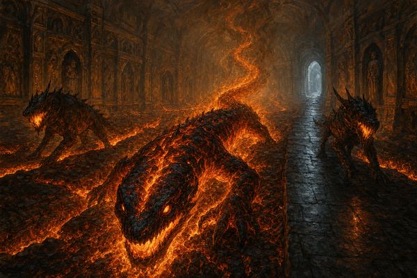 Illustration: Salamander Forge (W13) warband