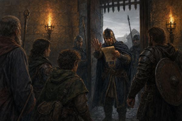 Illustration: Resolution 8 — The King's Writ