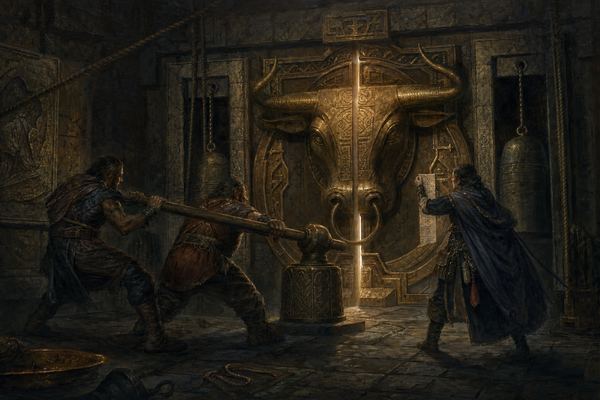 Illustration: Resolution 19 — The Bull-Gate Mechanism